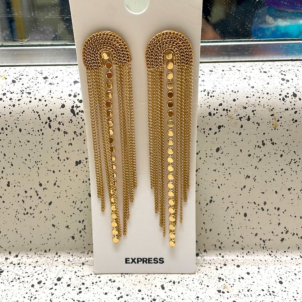 Gold plated earrings